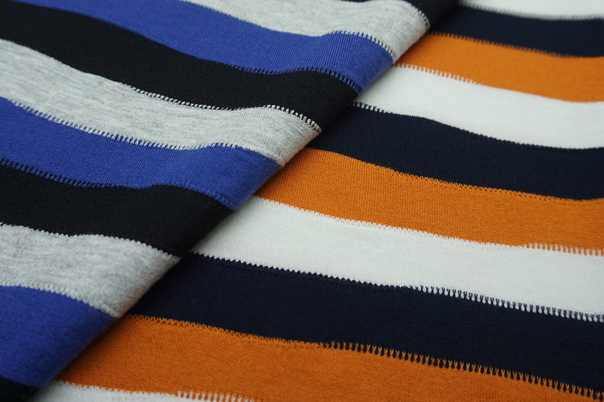 50S精梳棉股線(xiàn)色織針織純棉大提花面料